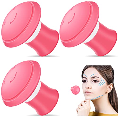 3 Pack Face Exerciser, Facial Yoga for Skin Tighten Firm, Jaw Exerciser, Double Chin Breathing Exercise Device Jaw Face Slimmer for Women and Men