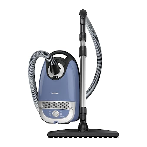 Miele Complete C2 Hardfloor Bagged Canister Vacuum Cleaner with High Suction Power, Designed for Special Care of Hard Floors and Low-Pile Carpet, in Tech Blue