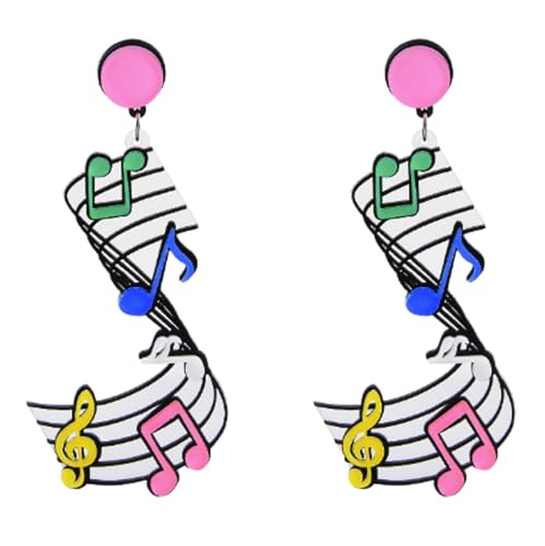 CutieJewelry Music Notes Muscial Notes Piano Novelty Cute Dangle Cute Pretty Earrings