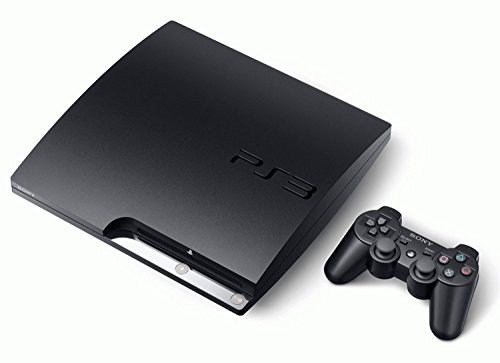 Sony PlayStation 3 Slim 320 GB Charcoal Black Console (Renewed)