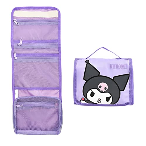 Dyceeyisi Cute Hanging Toiletry Bag, Purple Toiletry Bag for Women Traveling,Waterproof Toiletry Bag,Travel Bag for Toiletries, Cute Cosmetic Bag ，Suitable for Ladies Girls