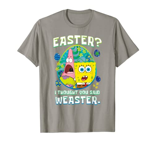 SpongeBob SquarePants And Patrick Easter Quote T-Shirt