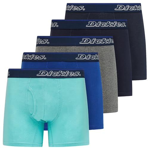 Dickies Mens Boxer Briefs Cotton Underwear for Men 5 Pack
