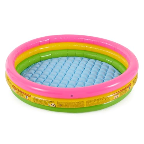 Intex Kiddie Pool - Kid's Summer Sunset Glow Design - 58' x 13'