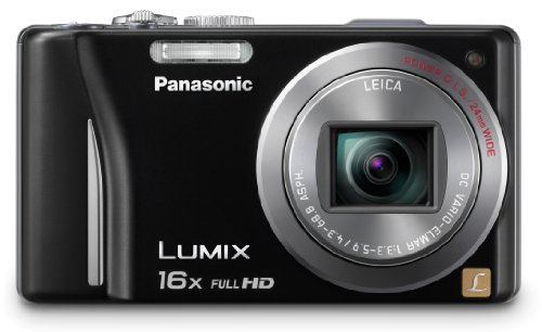 Panasonic Lumix DMC-ZS10 14.1 MP Digital Camera with 16x Wide Angle Optical Image Stabilized Zoom and Built-In GPS Function (Black)