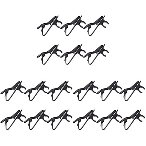 Milisten 30 pcs microphone mini lapel microphone mini mic Lapel Lavalier Clip Mic Clip Microphone Clip Iron Clip Lapel Tie Clip iron clamp collar clip loudspeaker bracket paint