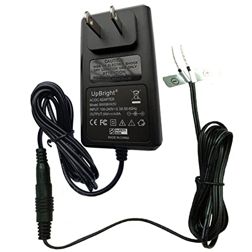 UpBright 12V AC/DC Adapter Compatible with Vivint Sky Master Control Panel V-MP2-345 CP01 SkyControl Hoioto ADS-40ST-12 12030GPCU ADS-40ST-1212030GPCU ZBPOWER ZB-A120025A-N 2.5A Power Supply with Wire