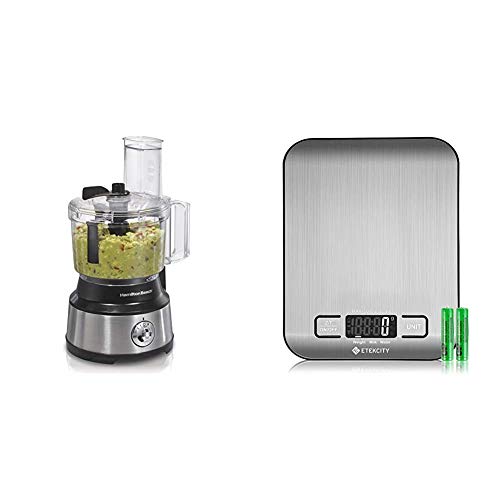 Hamilton Beach Food Processor & Etekcity Food Scale