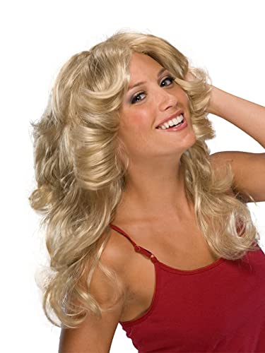 Women's 70s Voluminous Blonde Fashion Wig - One Size