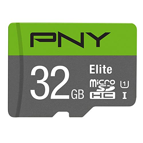 PNY 32GB Elite Class 10 U1 microSDHC Flash Memory Card - 100MB/s read, Class 10, U1, Full HD, UHS-I, micro SD