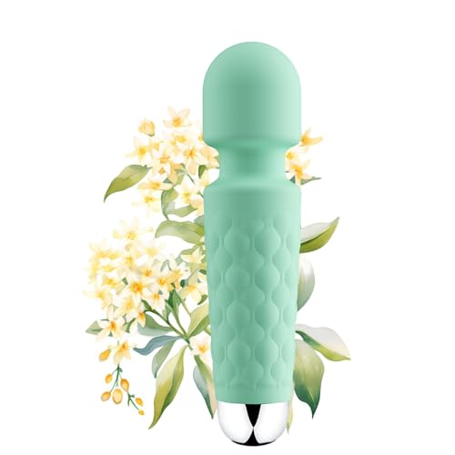 LUMIO Body Back Relaxation Massager - Mini - Travel - 9 Speeds 19 Modes - for Back - Foot - Arm Muscle Relaxation (（Green 3）)