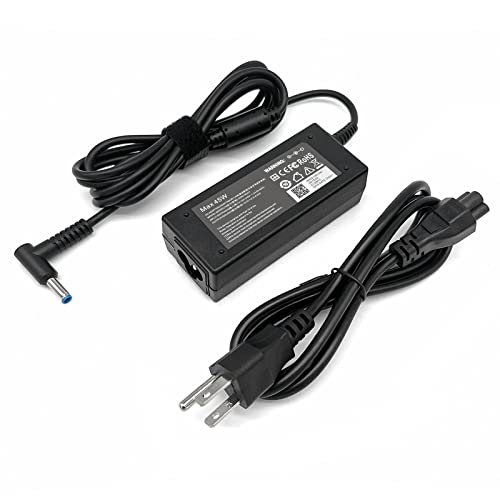45W 19.5V 2.31A for HP Laptop Charger Blue Tip, HP Pavilion x360 11 13 15, Zbook 14u G4 G5 15u 15 G3, 15-f111dx 15-f211wm 15-f233wm 15-f278nr 15-r052nr 15-r132wm with Power Cord