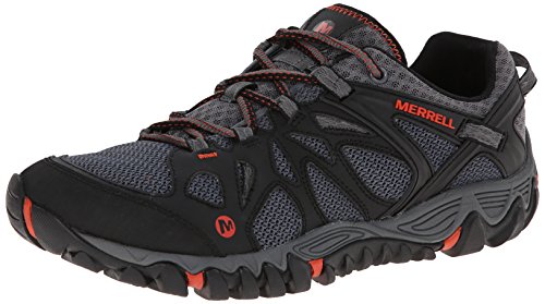 Merrell Men's All Out Blaze Aero Sport Hiking Water Shoe, Black/Red, 10 M US