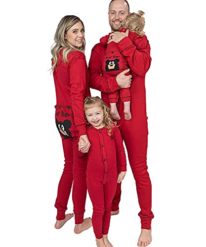 Lazy One Flapjacks, Matching Christmas Pajamas for the Dog, Baby & Kids, Teens, and Adults (Bear Bum, X-LARGE)