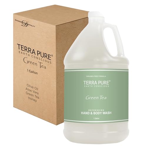 Terra Pure Hotel Body Wash/Hand Soap | One Gallon | Designed to Refill Soap Dispensers (Set of 1)