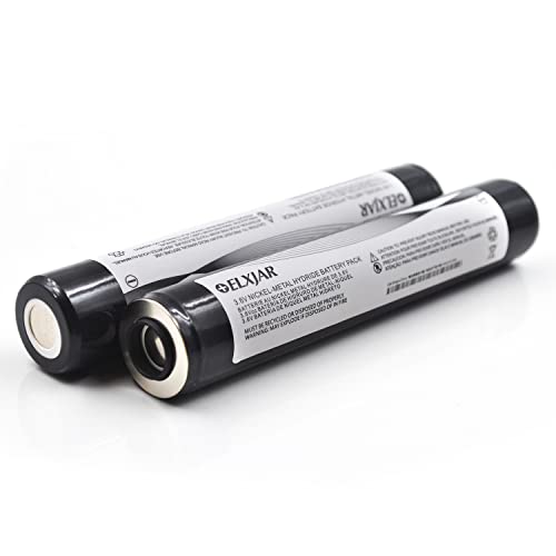 YUTSUJO (2-Pack) 3.6V 3000mAh NI-MH Rechargeable Battery Pack Replacement for Streamlight Stinger DS, LED HP, XT, 75175/75375, PolyStinger, Pelican M9 Flashlight