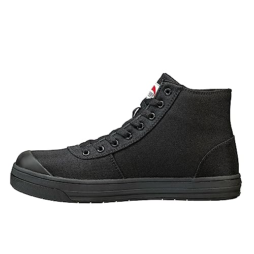 Avenger Work Boots Men's High Top Industrial Shoe, Black/Black, 11