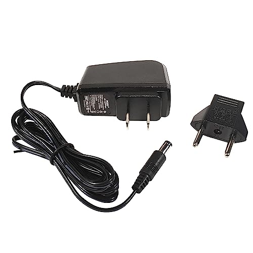 HQRP Battery Charger Works with Innotek RFA-371 No-Bark Collar BC-200, FS-25A, ADV-300P, ADV-1000P, ADV-1002 Remote Trainer, AC Adapter Power Supply Cord + Euro Plug Adapter
