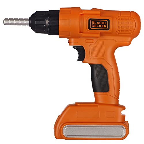 BLACK+DECKER Jr. Electronic Power Drill, Boys, Kids Pretend Play Tool with Realistic Sound & Action!