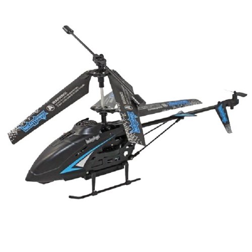 Odyssey Flying Toys 12' Nighthawk Helicopter with Built in Camera, Black with Blue Trim