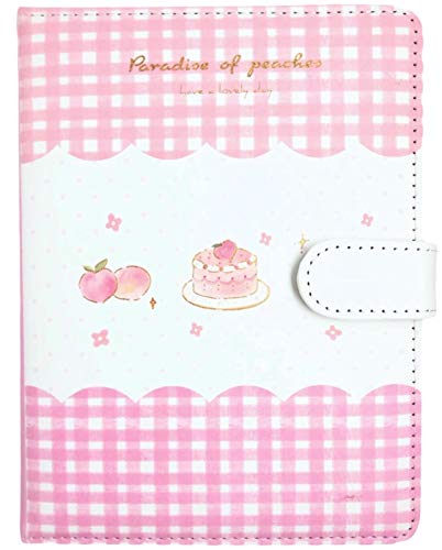 Cute Journal Notebook, Kawaii Journal, Peach Journal Notebook, Cute Dairy for Girl, Premium Quality Paper, 5 x 6.7 inch, 112 Sheets (224 Pages) of 120 GSM Thick Paper (Peach Picnic)