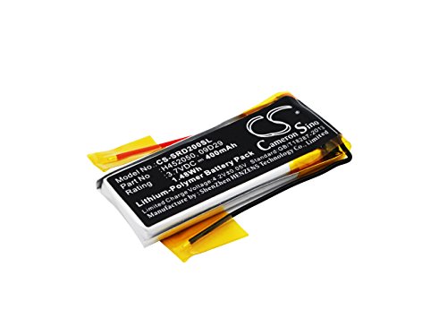 FYIOGXG Battery for Scala Rider Freecom 2, Rider TeamSet Pro, Scala Rider Multiset Q2, Scala Rider Q2, Solo, TeamSet 400mAh / 1.48Wh