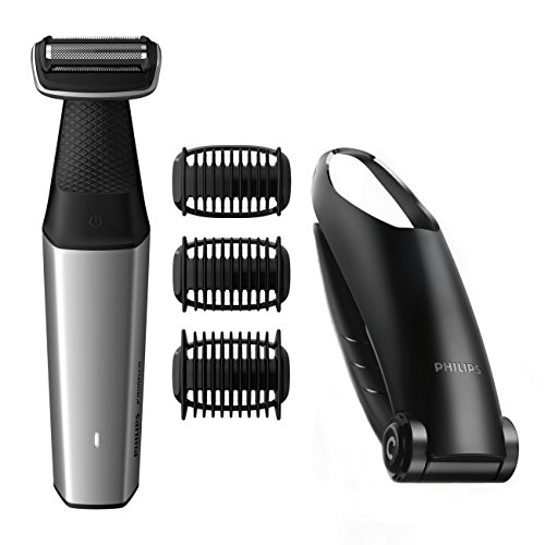Philips Norelco Bodygroom Series 3500 Showerproof Body Trimmer for Men with Back Attachment, BG5025/49