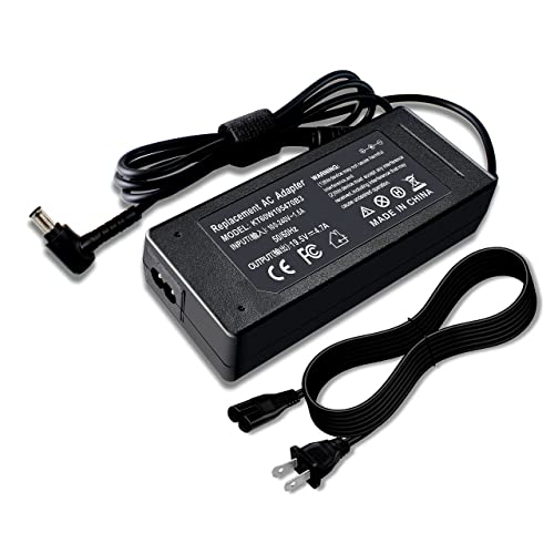 19.5V AC Adapter Power Cord for Sony LCD TV Bravia KDL-48R510C KDL-40R510C KDL-48W650D KDL40W600B KDL32W600D KDL-40W650D KDL-48W600B,KDL-40W KDL-40R KDL-42W KDL-48W KDL-48R KDL-55W KDL-32W KDL32R