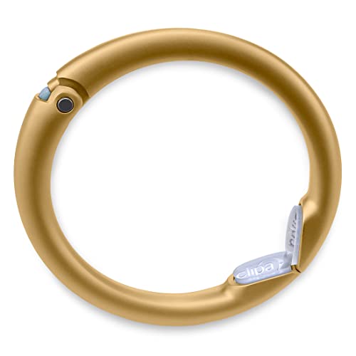 Clipa Bag Hanger – Matte Gold PVD - The Ring That Opens Into a Hook and Hangs in Just 1/2' of Space, Holds 33 lbs., 3 yr. Warranty