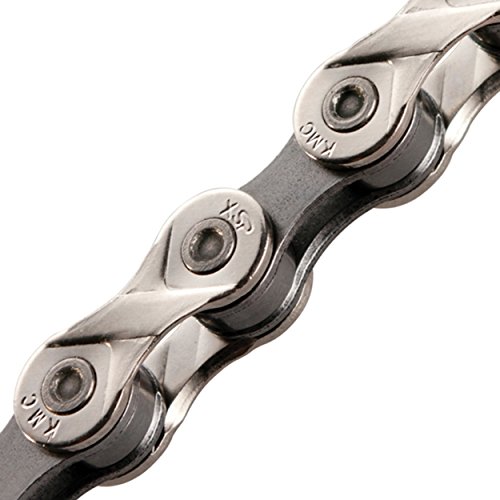KMC X8 8-Speed Nickel Plate edition X-Series Bicycle Chain Compatible with Shimano, SRAM, Campagnolo and All Major Systems