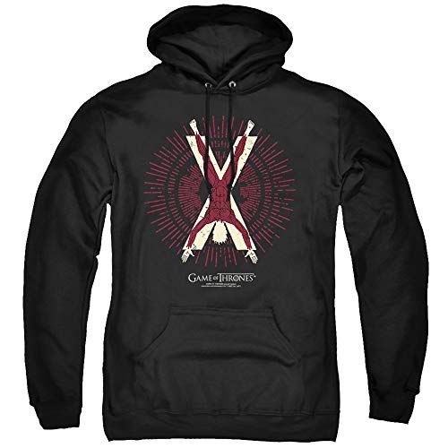 LOGOVISION Game of Thrones Bolton Burst Sigil Unisex Adult Pull-Over Hoodie, Bolton Burst Sigil, Large