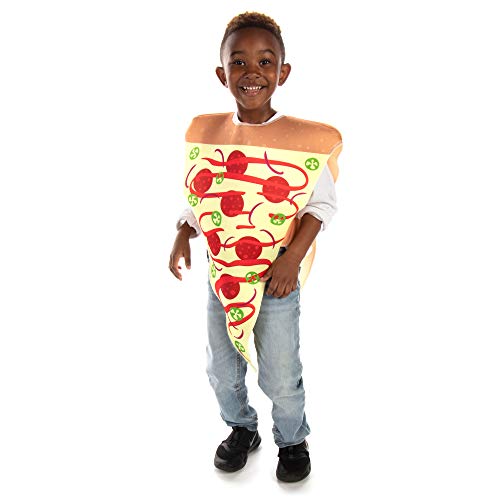Personal Pan Pizza Halloween Children's Costume - Funny Food Kids Outfit (YXL)