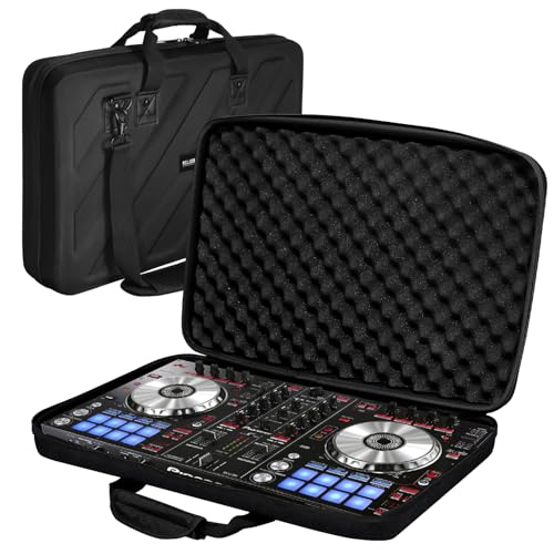 LVKAYCE Hard Case Compatible with Pioneer DJ Controller DDJ-SR/SR2/REV1/Denon MC4000/Numark NVII/Mixtrack Pro3/Hercules Inpulse 500/NV Platinum Protective Carrying Storage Bag