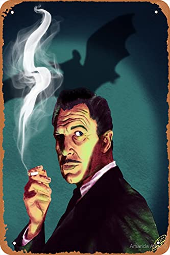 Metal Sign - Vincent Price Tin Poster 12 X 8 Inches