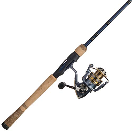 Pflueger President Spinning Reel and Fenwick Eagle Fishing Rod Combo, 30 Size Reel - 6'6' - Medium - 2pc, Brown