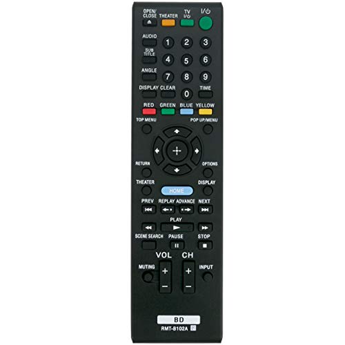RMT-B102A Replace Remote Control Applicable for Sony Blu-ray Player BDP-S350 BDP-BX1 BDPS350 BDPBX1