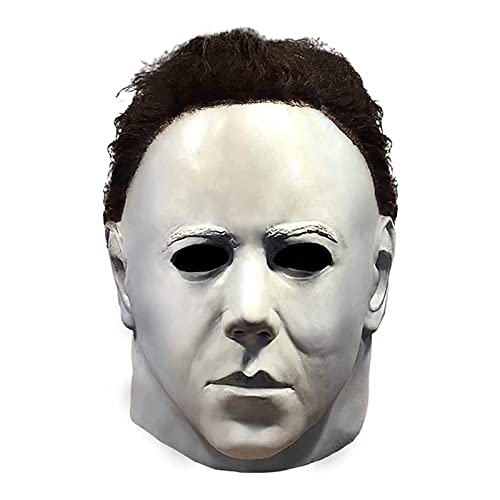 Michael Myers Mask Adult, Original Michael Myers Face Mask Scary Mask for Halloween Horror Cosplay Clothing
