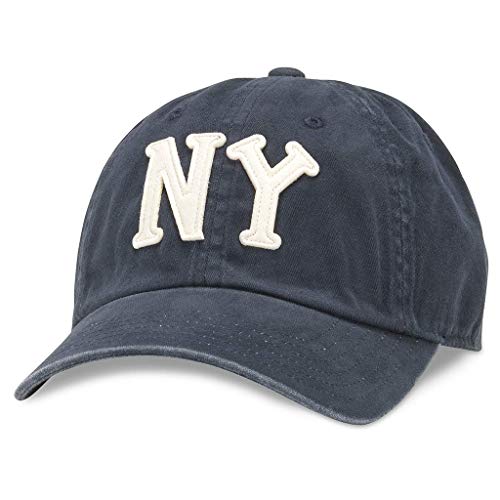 AMERICAN NEEDLE Archive Negro League New York Black Yankees Navy Baseball Hat, Navy