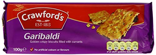 Crawford's Garibaldi Biscuits 100g (Pack of 24)