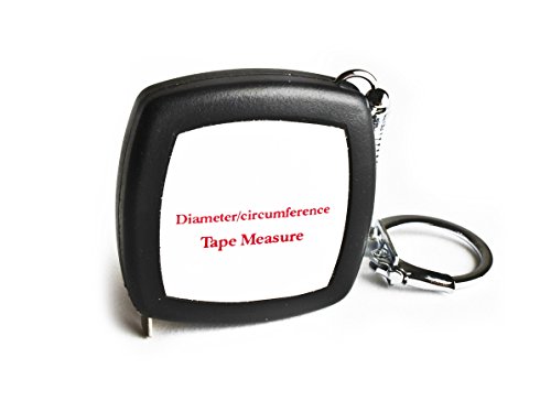 Perfect Tape Measure - Pocket Precision Circumference and Diameter Tape Measure and Layout Pocket Tool in Metric and Imperial - 1/4' Width x 6.6ft / 2m Length Blade