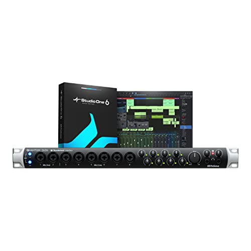 PreSonus Quantum 2626 26x26 Thunderbolt 3 Audio Interface M1 Chip Compatible