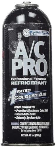 Interdynamics A/C Pro ACP-102 Ultra Synthetic A/C Recharge R-134a Car Refrigerant - 12 OZ