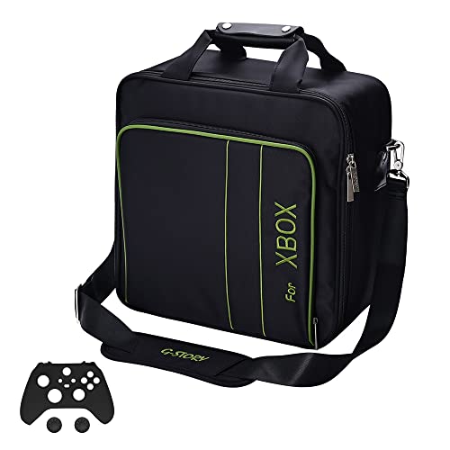 G-STORY Carrying Case for Xbox Series X S, Xbox Series X Carrying Case Travel, Travel Bag for Xbox Console, Controllers and Gaming Accessories, Included Silicone Cover Skin Protector
