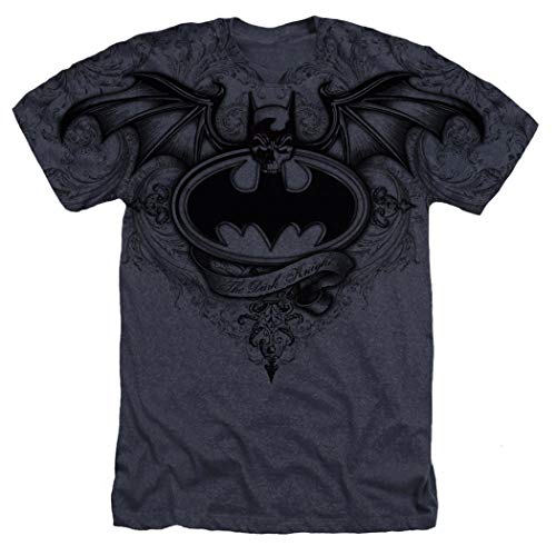 Batman Winged Skull Logo All Over T Shirt & Stickers (Medium)