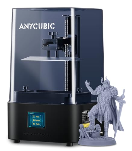 ANYCUBIC Resin 3D Printer, Photon Mono 2 3D Printer with 6.6' Monochrome LCD Screen Fast Printing, Upgraded LighTurbo Matrix, 6.49'' x 5.62'' x 3.5'' (HWD) 3D Printing Size