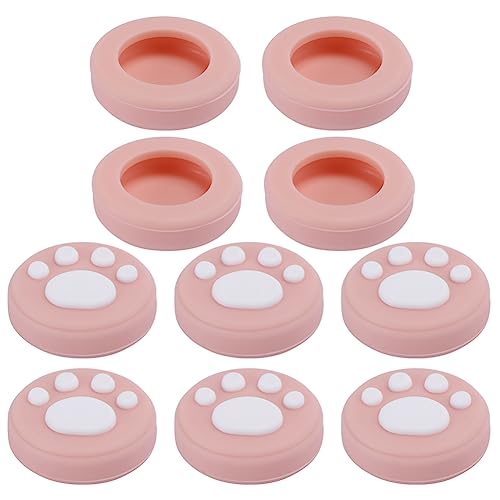 Cat Paw Thumb Grips Cover, Effectively Protect Cat Paw Joystick Repeatedly ed Unique Style for Switch Lite(Foundation White Claw)