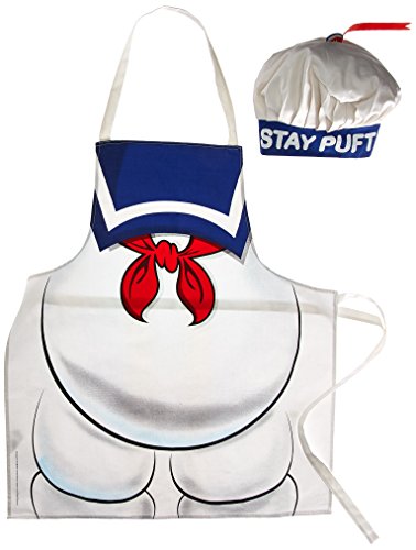 Cryptozoic Entertainment Ghostbusters Stay Puft Apron & Hat Costume
