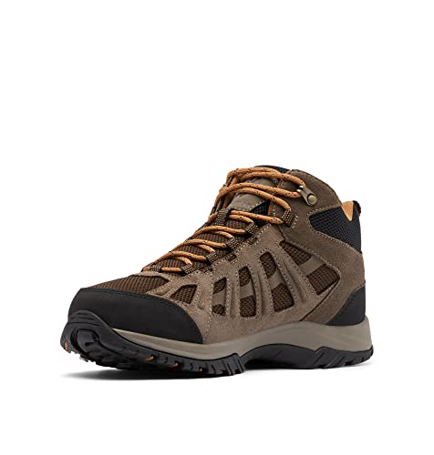 Columbia Men's Redmond III Mid Waterproof Hiking Shoe, Cordovan/Elk, 10.5