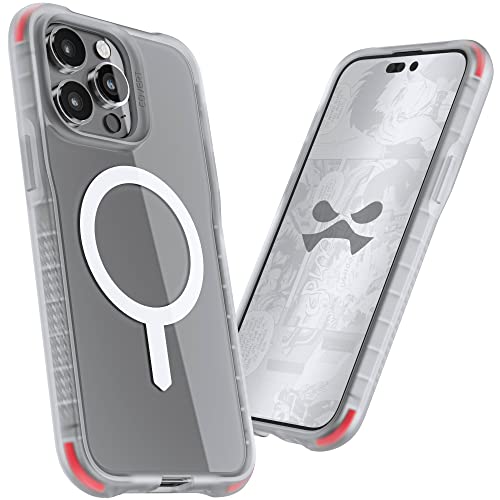 Ghostek Covert iPhone 14 Pro Max Case Clear - Compatible with Apple MagSafe, Silicone Fusion, Slim Fit Shockproof Phone Cover (6.7 Inch, Clear)