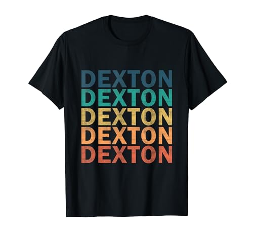 Dexton - Vintage Retro Dexton Name T-Shirt